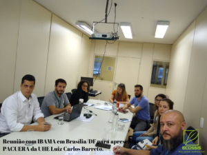 Reunião com IBAMA/DF para apresentar o PACUERA da UHE Luiz Carlos Barretos.